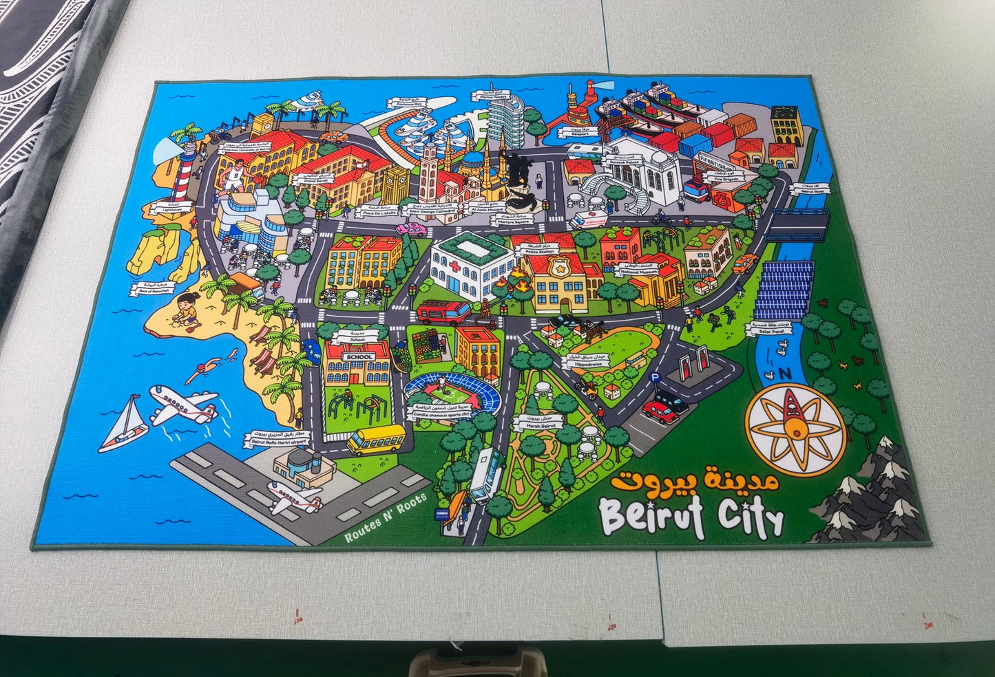 Beirut City Playmat