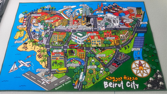 Beirut Educational Playmat