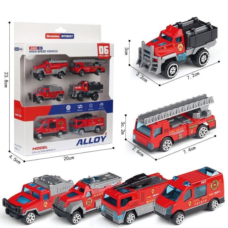 City Emergency Trucks Set