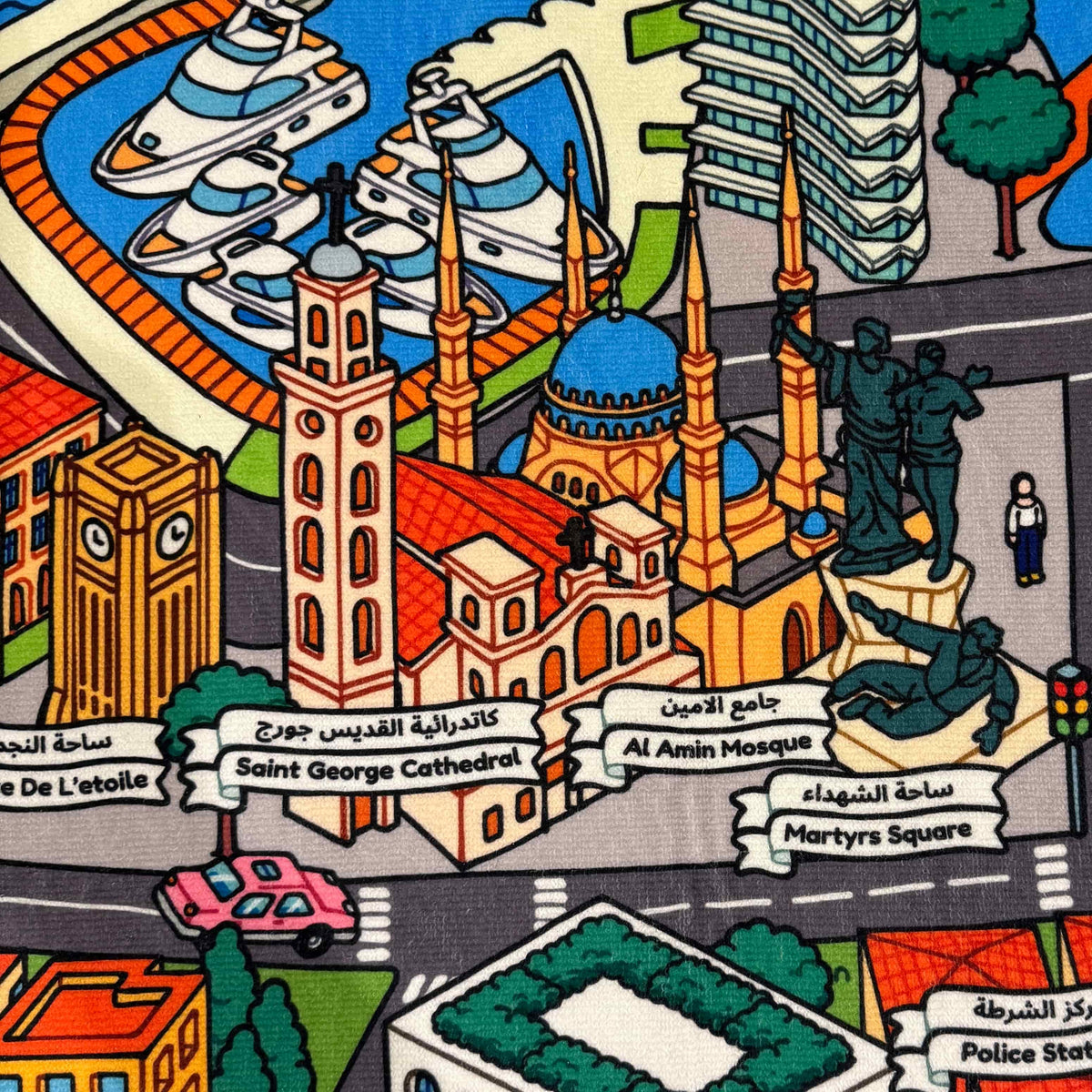 Beirut Educational Playmat
